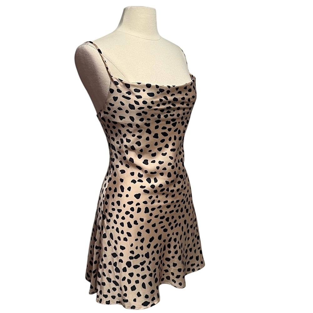 Lovers + Friends Claire Satin Sleeveless Mini Dress Size Small NWOT - Picture 1 of 11